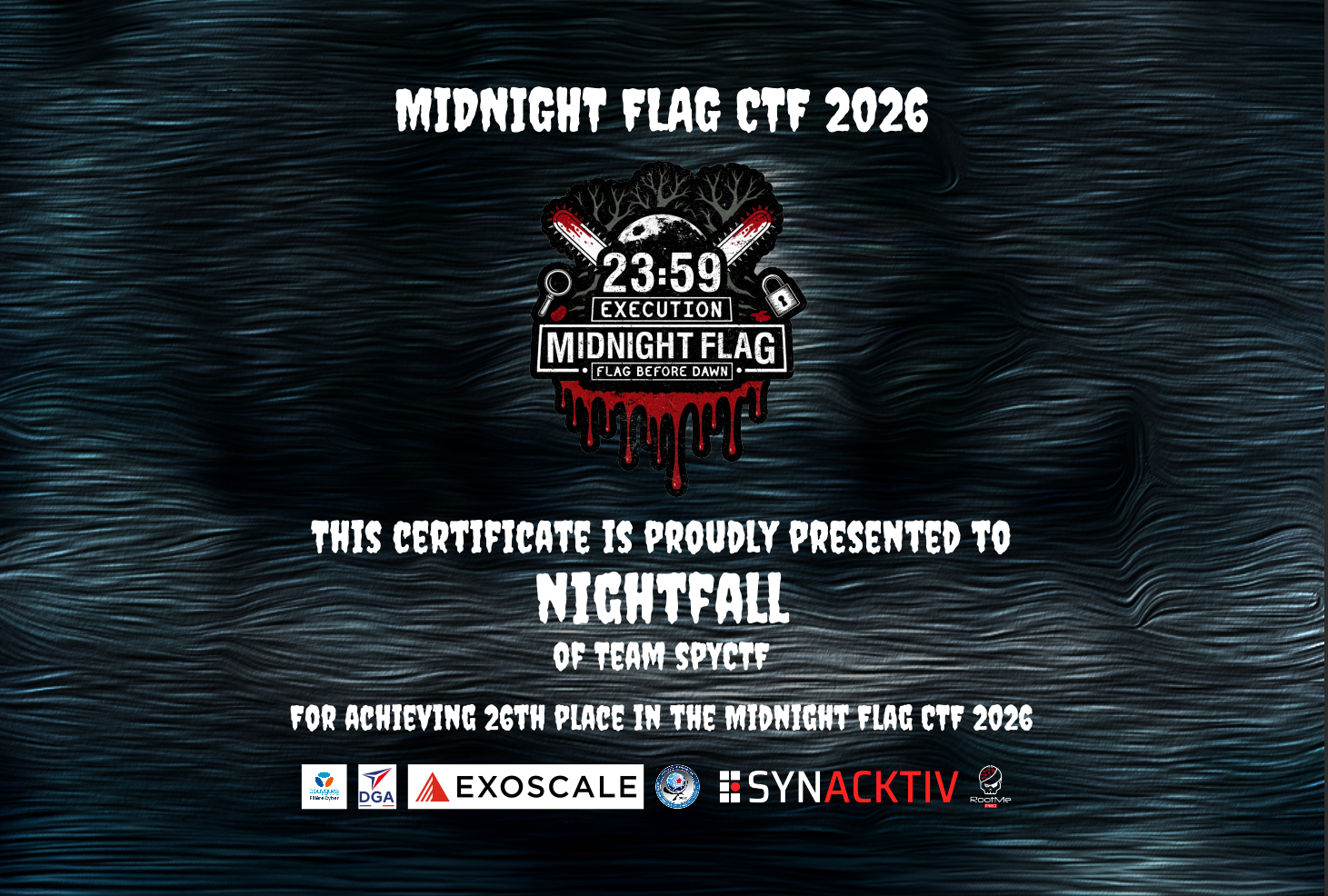 Midnight Flag EXECUTION 2026